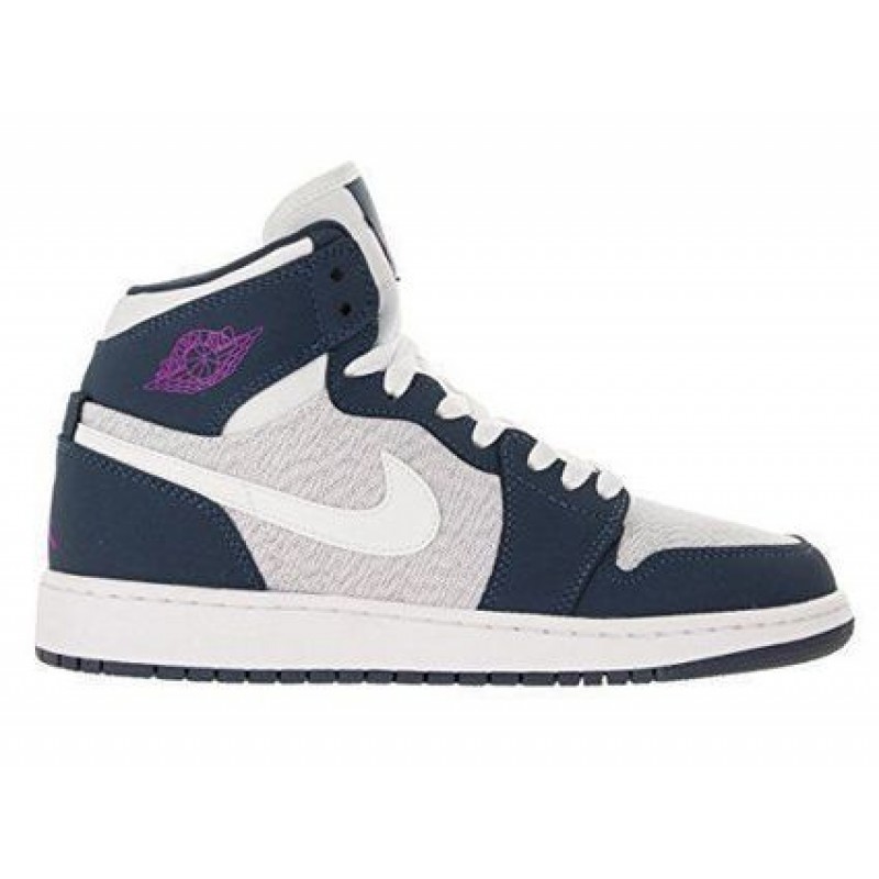 Air Jordan 1 Retro High'Squadron Blue' GG Sail/Hyper Violet-Squadron Blue-White 332148-117