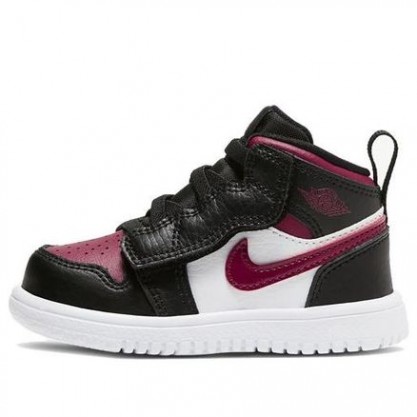 Air Jordan 1 Mid ALT TD Black Noble Red AR6352-066