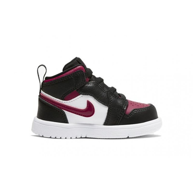 Air Jordan 1 Mid ALT TD Black Noble Red AR6352-066