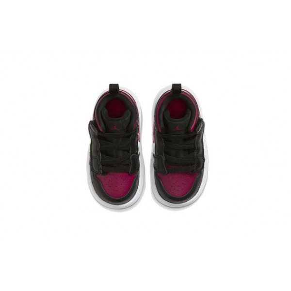 Air Jordan 1 Mid ALT TD Black Noble Red AR6352-066