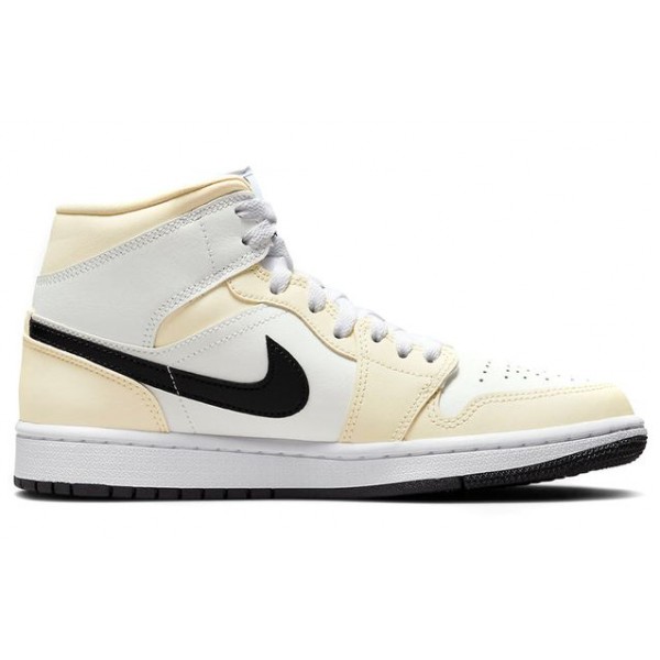 Nike Womens Air Jordan 1 Mid Coconut Milk BQ6472-121