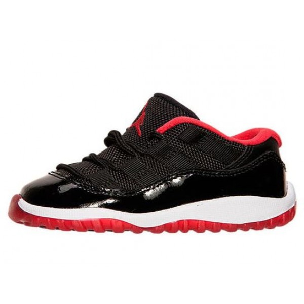 Air Jordan 11 Retro Low BT 'Bred' Black/True Red-White 505836-012