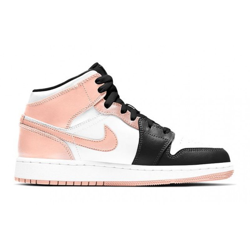 Air Jordan 1 Mid Crimson Tint (GS) Arctic Orange Black Toe (GS) 554725-133