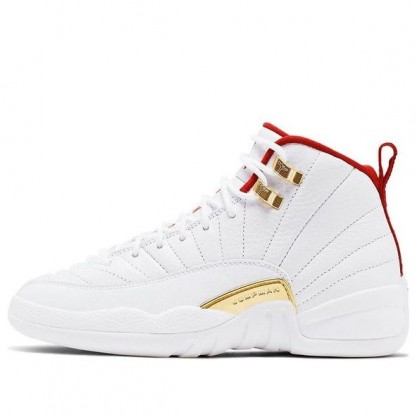 Air Jordan 12 Retro GS FIBA - White University Red 153265-107