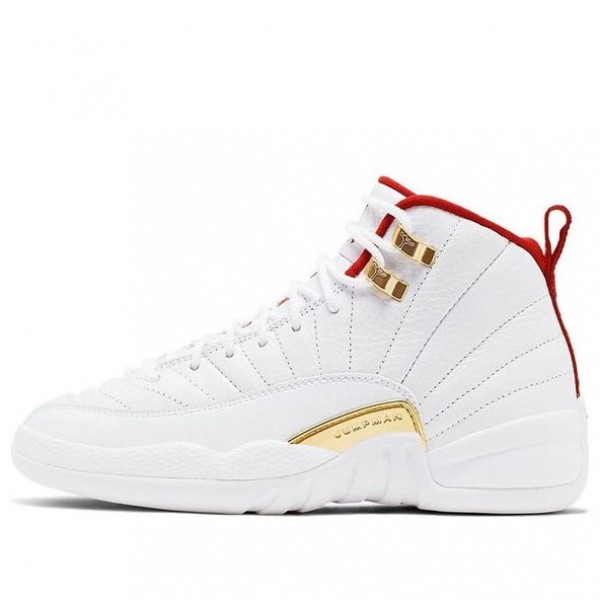 Air Jordan 12 Retro GS FIBA - White University Red 153265-107