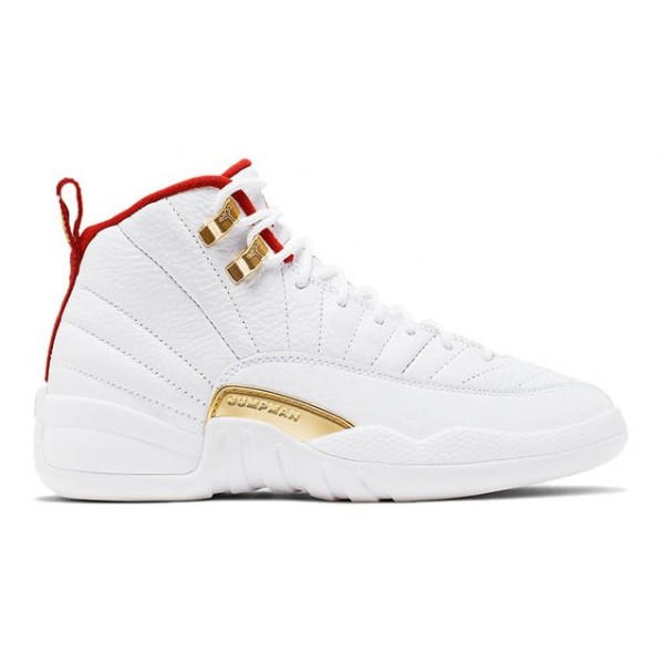 Air Jordan 12 Retro GS FIBA - White University Red 153265-107