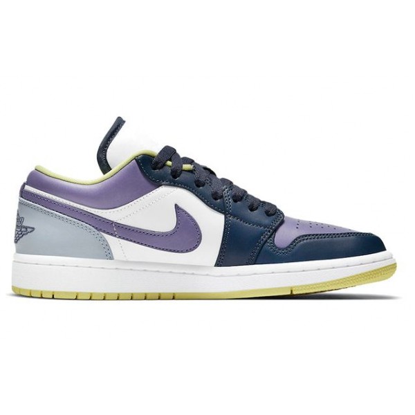 Womens WMNS Air Jordan 1 Low SE Mismatched - Purple Magenta DJ4342-400