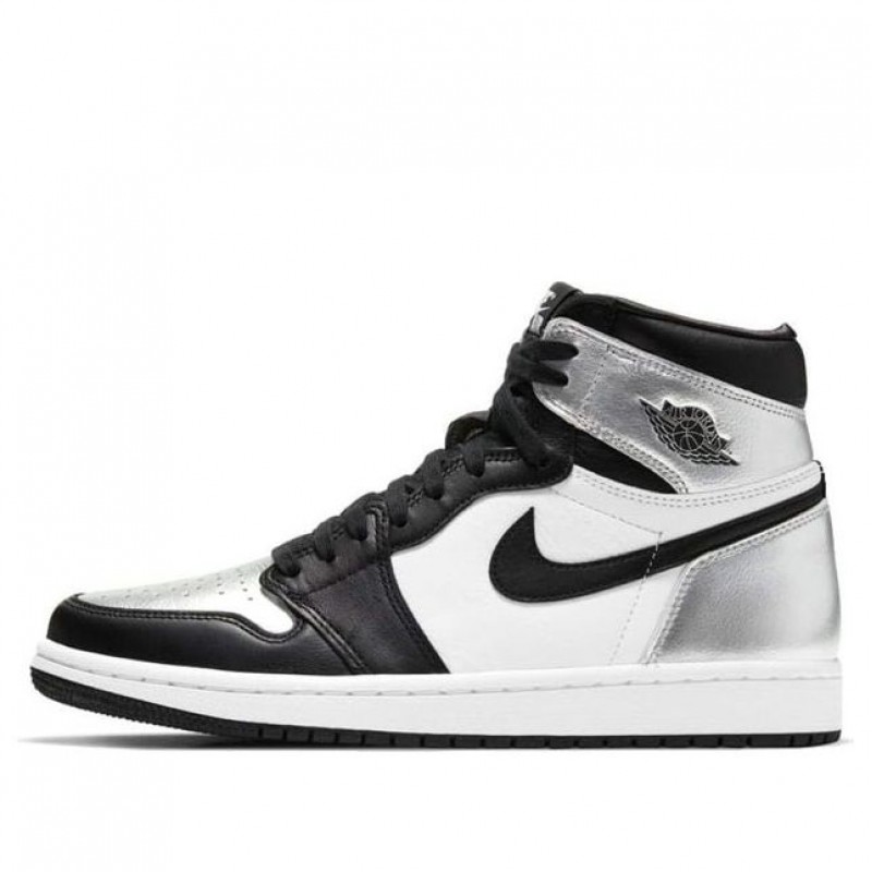 Womens WMNS Air Jordan 1 High OG Silver Toe CD0461-001