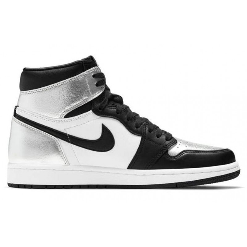 Womens WMNS Air Jordan 1 High OG Silver Toe CD0461-001