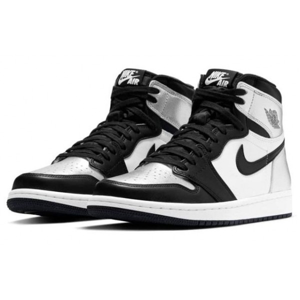 Womens WMNS Air Jordan 1 High OG Silver Toe CD0461-001