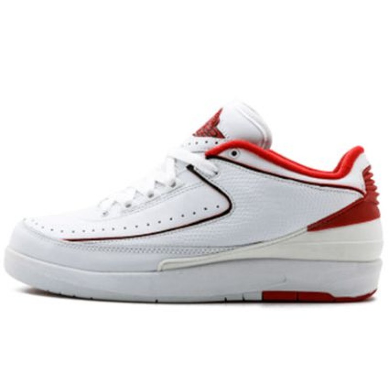 Air Jordan 2 Retro Low 'White Varsity Red' White/Black-Varsity Red 309837-101