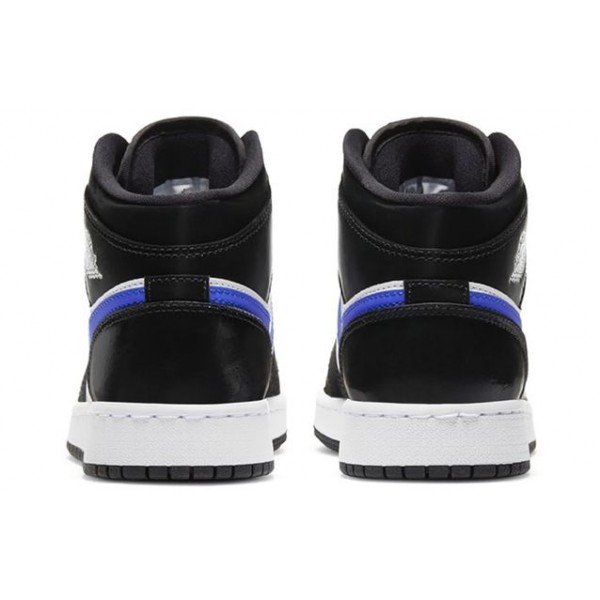 Air Jordan 1 Mid GS Black Racer Blue 554725-084