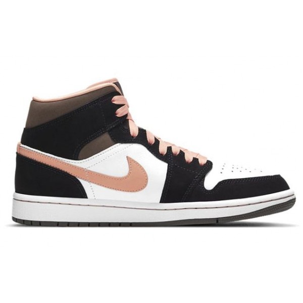 Womens WMNS Air Jordan 1 Mid SE Peach Mocha DH0210-100