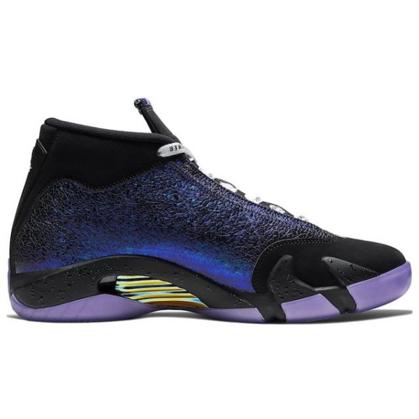 Air Jordan 14 Retro DB 'Doernbecher' 2019 Black/Court Purple/Multi-Color/White CV2469-001