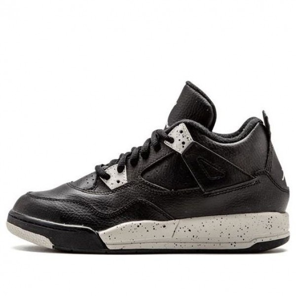 Air Jordan 4 Retro PS 'Oreo' Black/Tech Grey-Black 707430-003