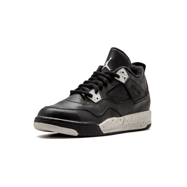 Air Jordan 4 Retro PS 'Oreo' Black/Tech Grey-Black 707430-003