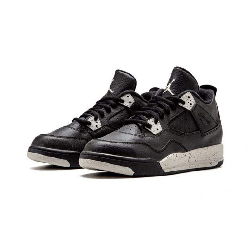 Air Jordan 4 Retro PS 'Oreo' Black/Tech Grey-Black 707430-003