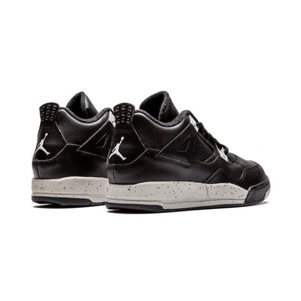 Air Jordan 4 Retro PS 'Oreo' Black/Tech Grey-Black 707430-003