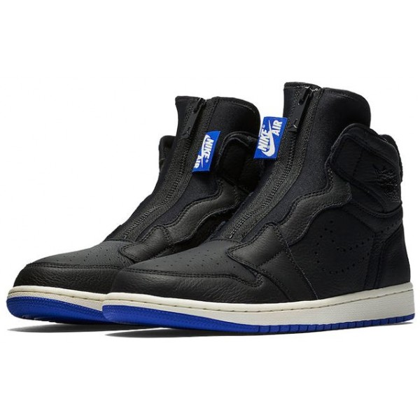 Air Jordan 1 High Zip Black Hyper Royal AR4833-001