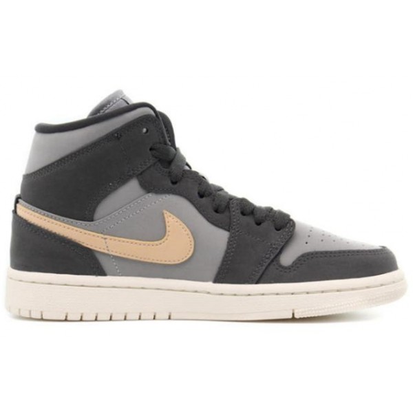 Womens WMNS Air Jordan 1 Mid Iron Grey Onyx BQ6472-020