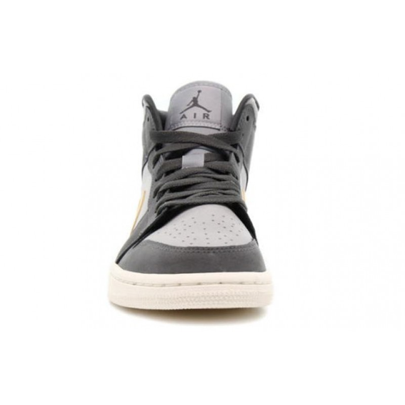 Womens WMNS Air Jordan 1 Mid Iron Grey Onyx BQ6472-020