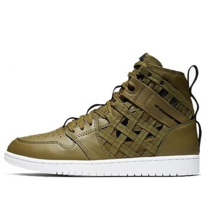 Air Jordan 1 High Cargo 'Olive Flak' Olive Flak/White-Hyper Violet-Black CD6757-300