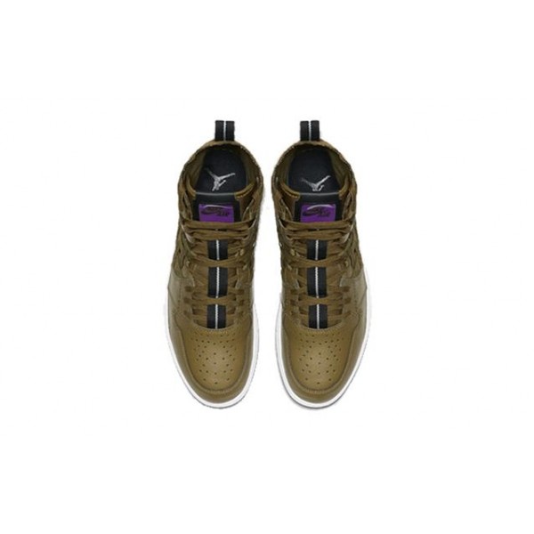 Air Jordan 1 High Cargo 'Olive Flak' Olive Flak/White-Hyper Violet-Black CD6757-300