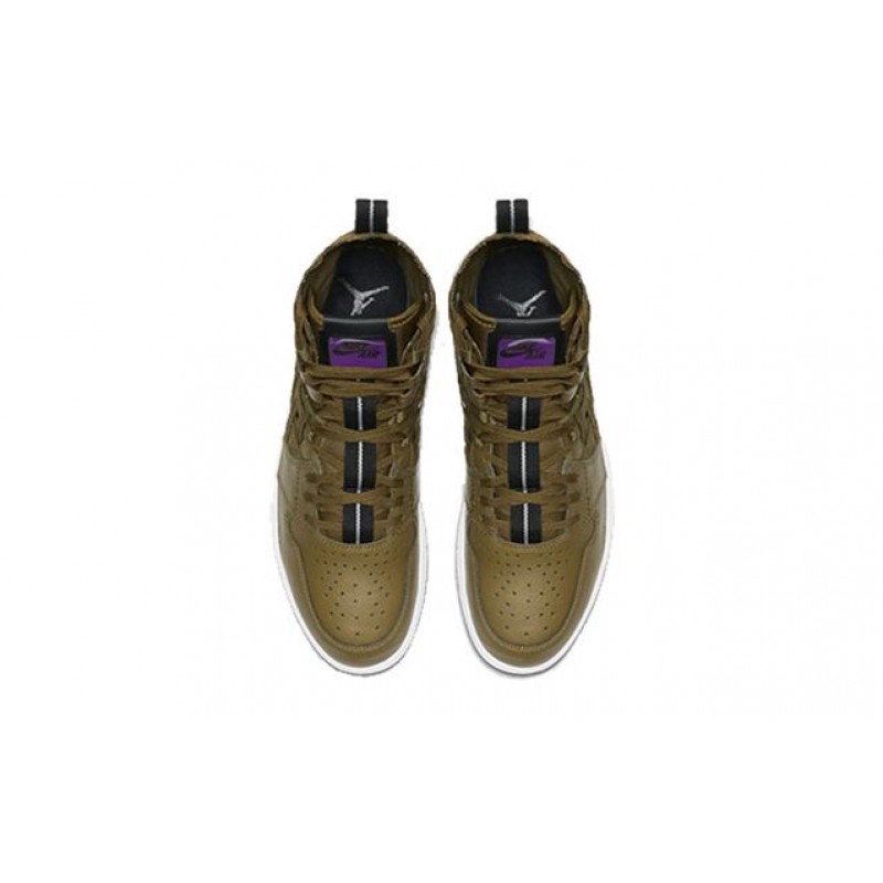 Air Jordan 1 High Cargo 'Olive Flak' Olive Flak/White-Hyper Violet-Black CD6757-300