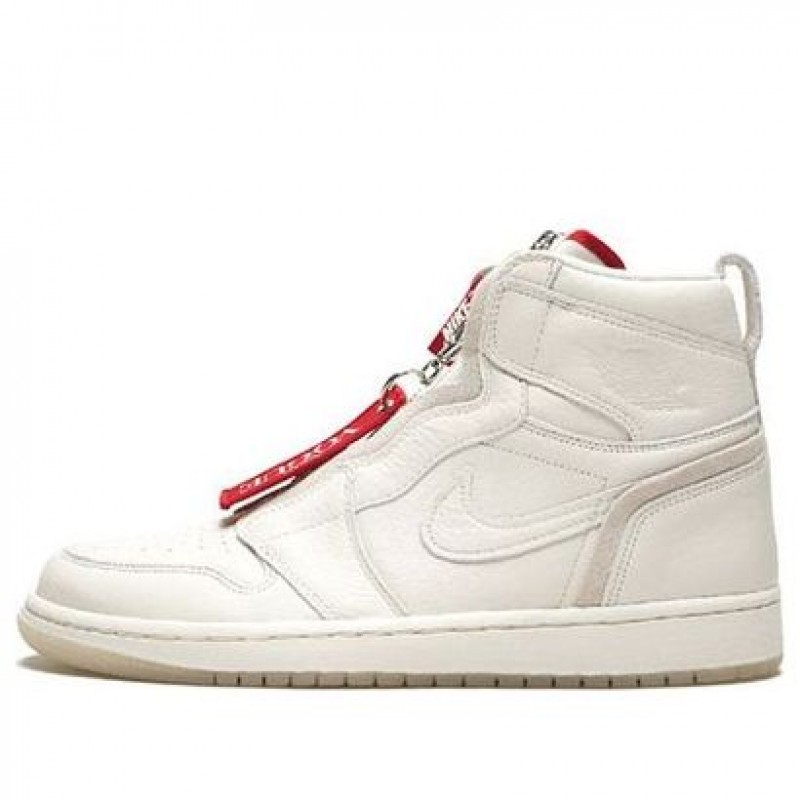 Nike Anna Wintour x Womens WMNS Air Jordan 1 Retro High Zip 'AWOK' Sail BQ0864-106