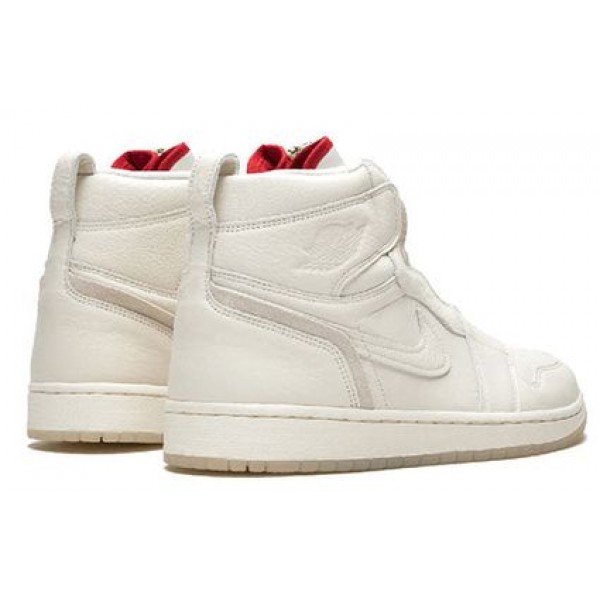 Nike Anna Wintour x Womens WMNS Air Jordan 1 Retro High Zip 'AWOK' Sail BQ0864-106