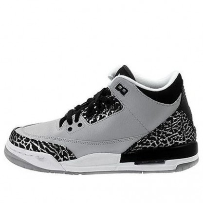 Air Jordan 3 Retro BG Wolf Grey 398614-004