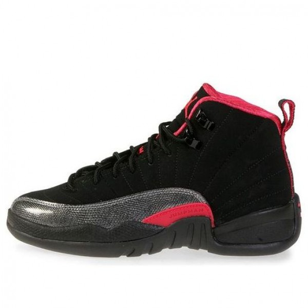 Air Jordan 12 Retro GS 'Black Siren Red' Black/Siren Red 510815-008