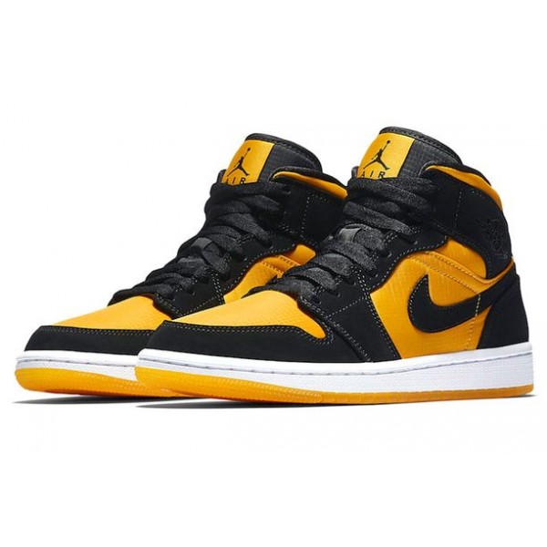 Air Jordan 1 Mid Black University Gold CD6759-007