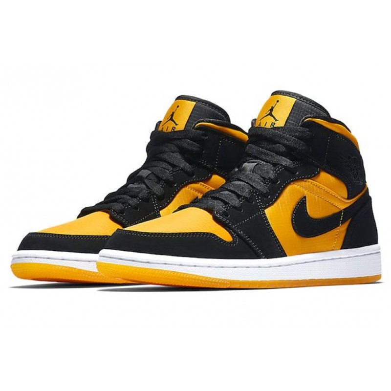 Air Jordan 1 Mid Black University Gold CD6759-007