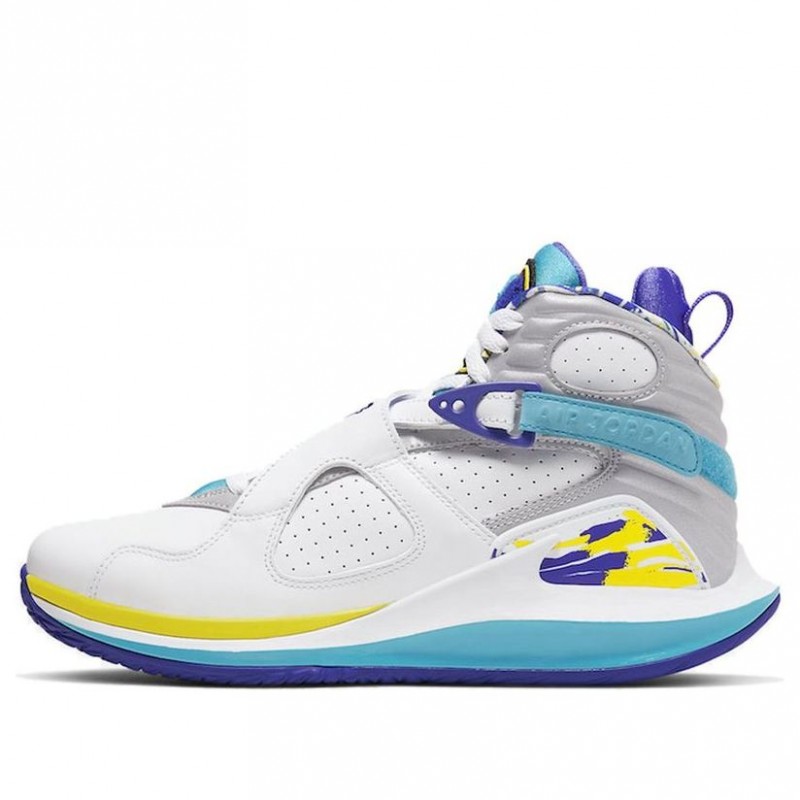 Nike Court Air Zoom Zero x Womens WMNS Air Jordan 8 'Aqua' White/Varsity Red/Bright Concord/Aquatone CQ4481-100