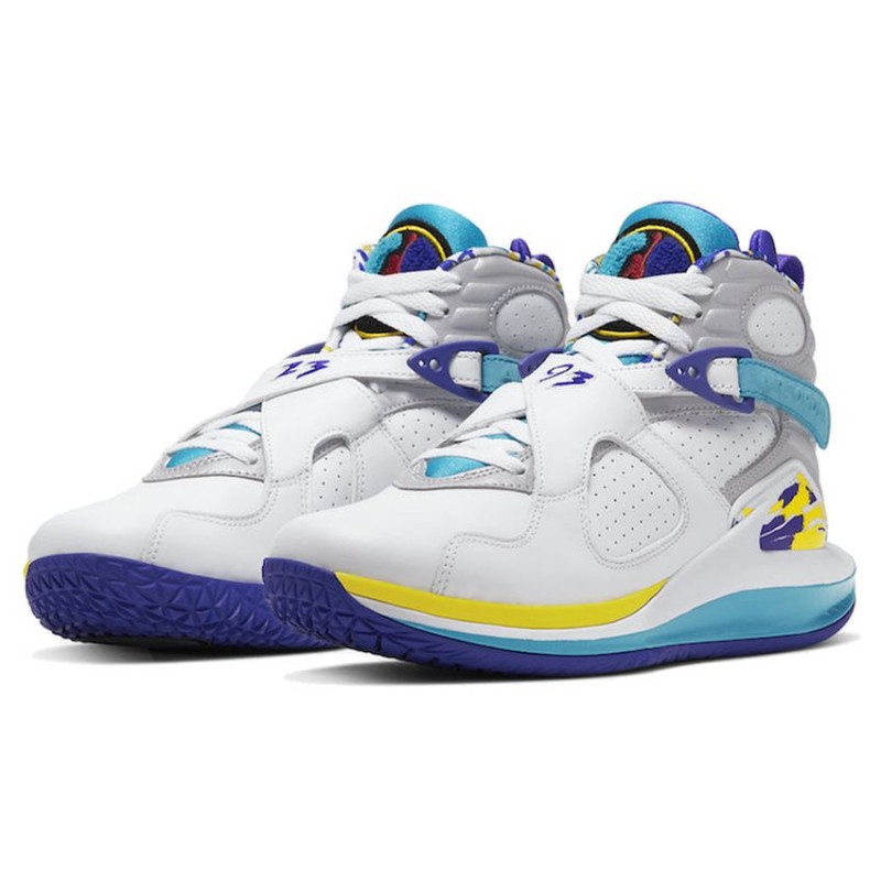 Nike Court Air Zoom Zero x Womens WMNS Air Jordan 8 'Aqua' White/Varsity Red/Bright Concord/Aquatone CQ4481-100