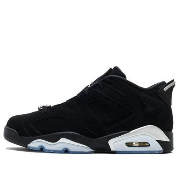 Air Jordan 6 Retro Low 'Chrome' 2002 Black/Metallic Silver 304401-061