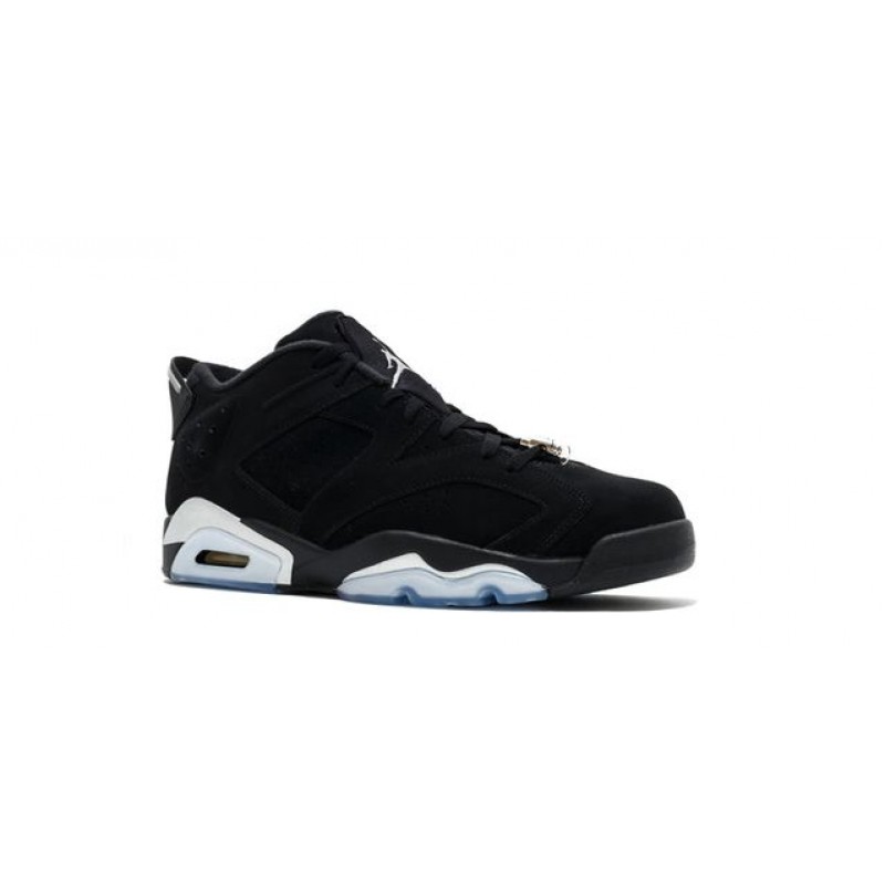 Air Jordan 6 Retro Low 'Chrome' 2002 Black/Metallic Silver 304401-061