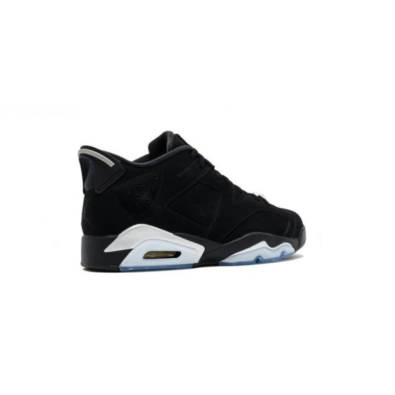 Air Jordan 6 Retro Low 'Chrome' 2002 Black/Metallic Silver 304401-061