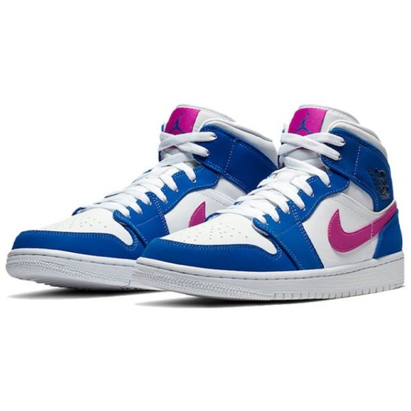 Air Jordan 1 Mid Hyper Royal Violet 554724-451