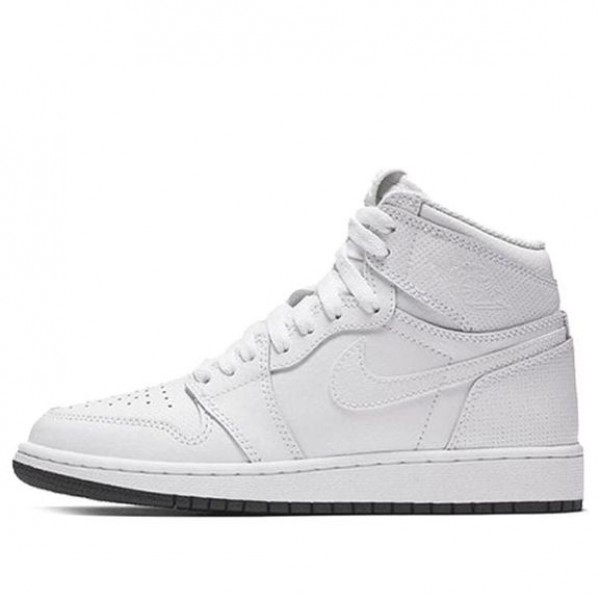 Air Jordan 1 Retro High OG BG Perforated Pack - White 575441-100