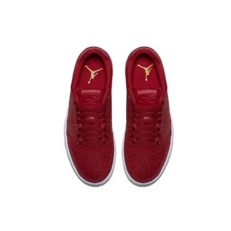 Womens WMNS Air Jordan 1 Low NS 'Gym Red' Gym Red/Metallic Gold-White AH7232-623