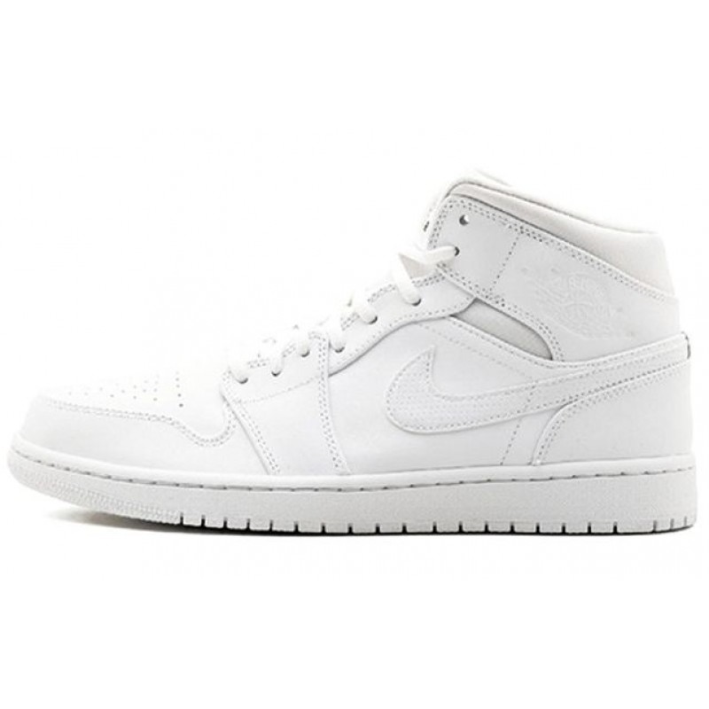 Air Jordan 1 Mid White 554724-110