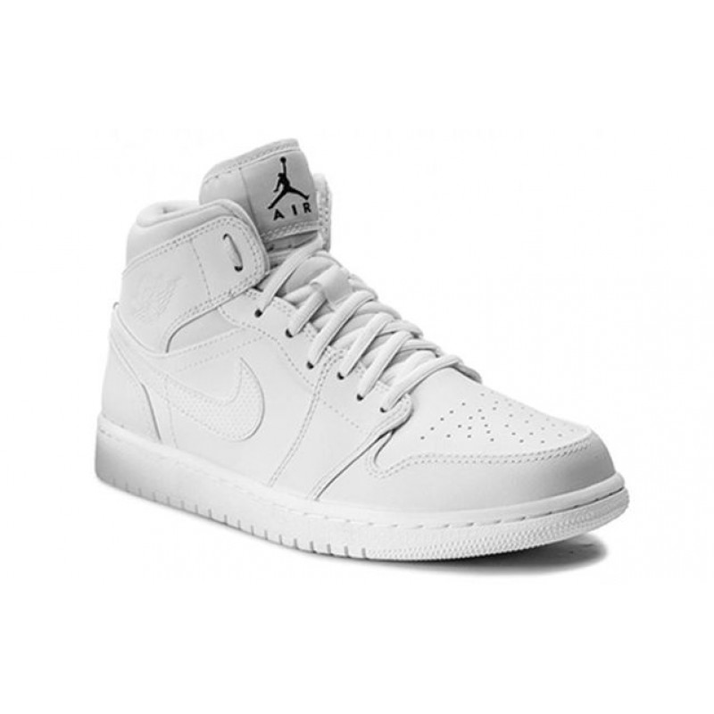 Air Jordan 1 Mid White 554724-110