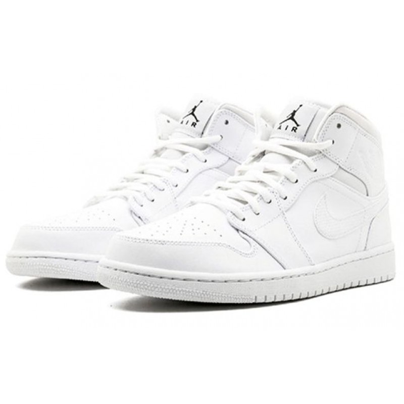 Air Jordan 1 Mid White 554724-110