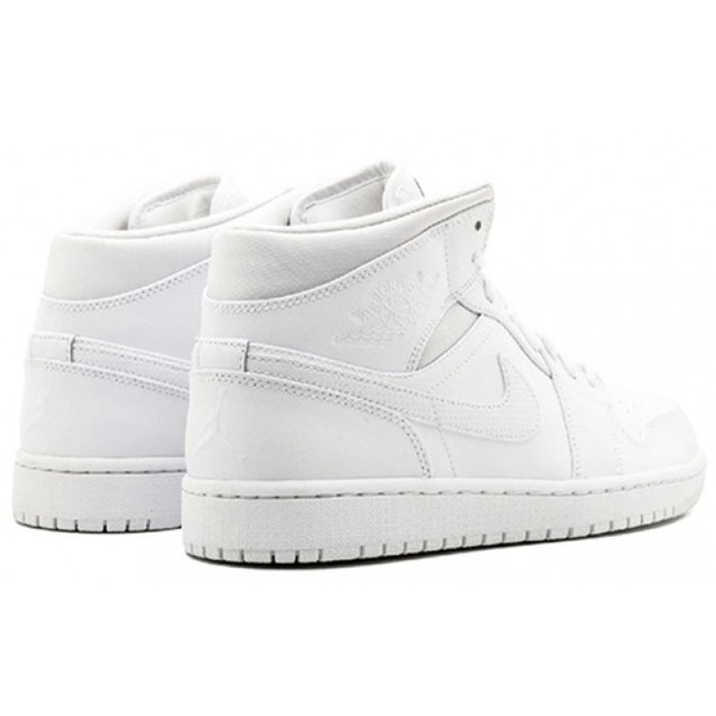 Air Jordan 1 Mid White 554724-110