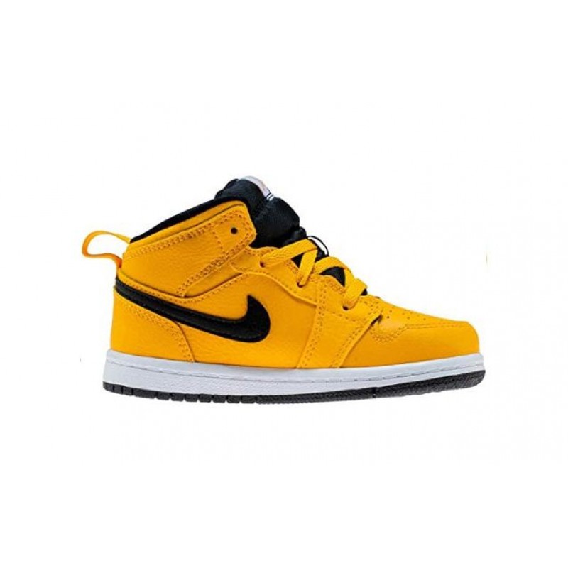 Air Jordan 1 Mid TD 'University Gold' University Gold/White-Gym Red-Black 640735-700