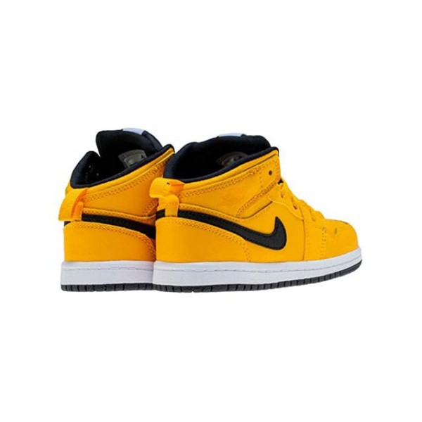 Air Jordan 1 Mid TD 'University Gold' University Gold/White-Gym Red-Black 640735-700