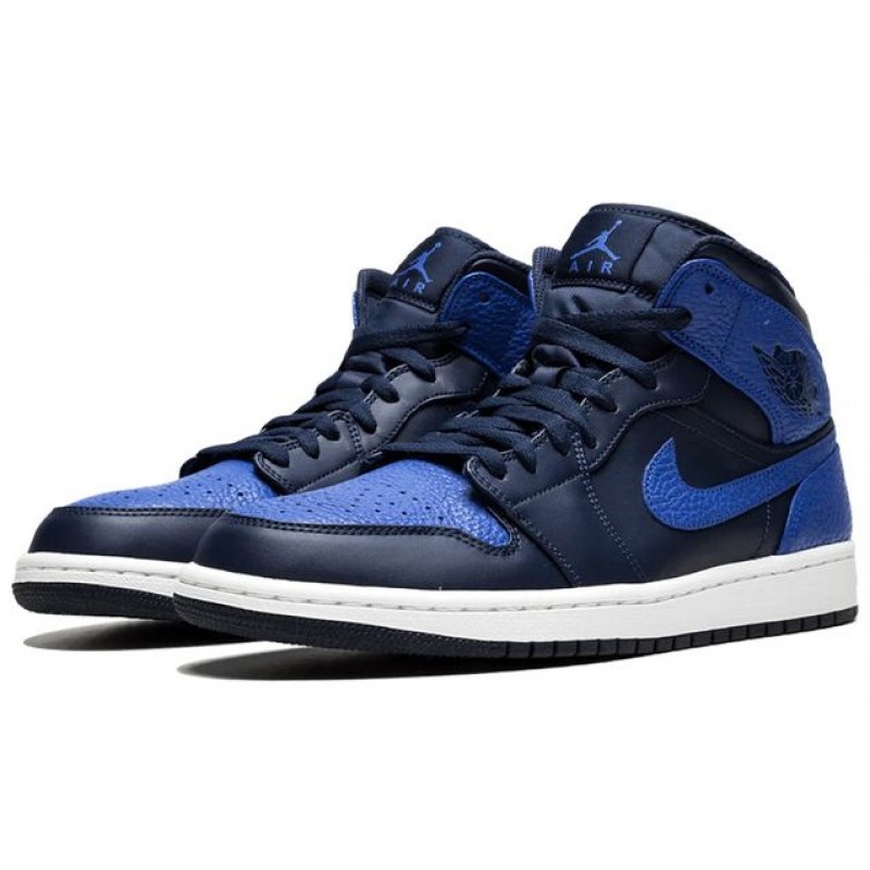 Air Jordan 1 Mid Obsidian 554724-412