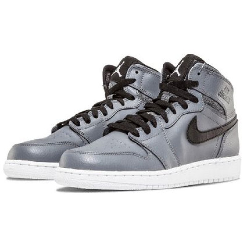 Air Jordan 1 High'Cool Grey' BG Cool Grey/White/Black/White 705300-014